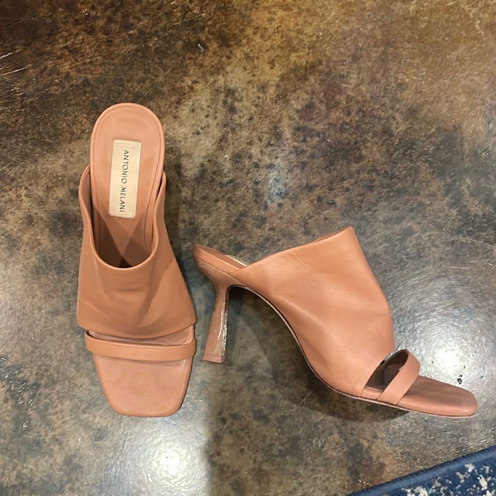 Leather Brown Heels